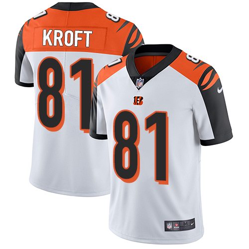 Nike Men & Women & Youth Bengals 81 Tyler Kroft White NFL Vapor Untouchable Limited Jersey,We sell and wholesale Nike Men & Women & Youth Bengals 81 Tyler Kroft White NFL Vapor Untouchable Limited Jersey on line form chian!